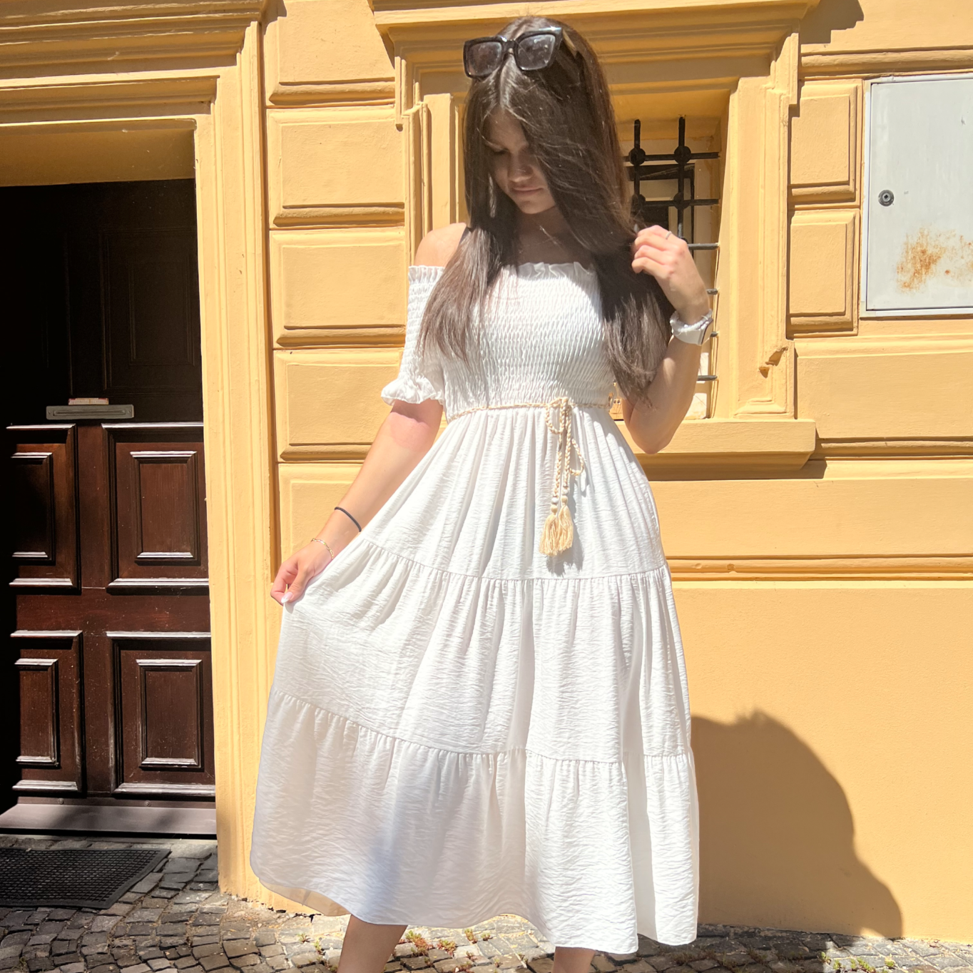 Bílé španělské šaty ALESSIA3